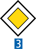 National road sign