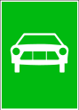 Swiss expressway sign